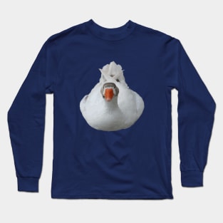 Sitting Duck Fun Farm Animal Cut Out Long Sleeve T-Shirt